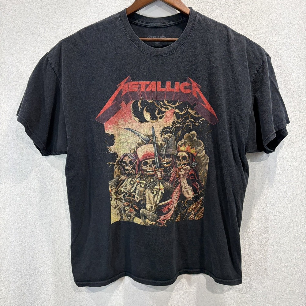 Metallica The Four Horsemen Graphic Band T-Shirt Mens 2X Metal Rock